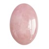 Manekieko Natural Rose Quartz Worry Stones Oval Palm Pockets Healing