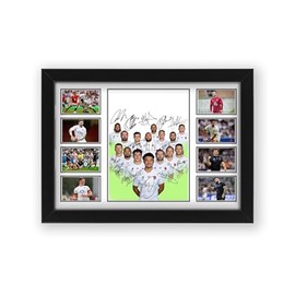 England Rugby Poster Print - Limited Edition Autograph World Cup 2023 Memorabilia - Signed Fan Art (Unframed, A4 (30x21cm))