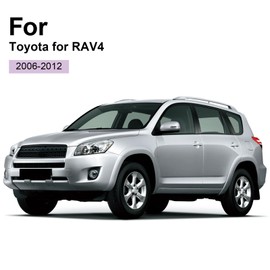 4PCS Black Roof Rack Covers for Toyota RAV4 Sport Utility 4-Door 2006 2007 2008 2009 2010 2011 2012 AZHZ Aluminum Alloy Roof Rack Covers