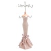 Mannequin Ring Hanging Tower Long Bodycon Dress Strapless Mannequin Earring