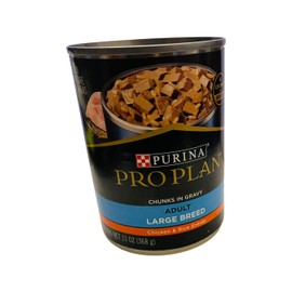 Purina Pro Plan Canned Adult Large Breed Chicken And Rice Food, 13 Oz.