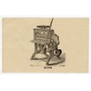 Letterpress and Printing Equipment Original Drawing | Press 258, Cutter
