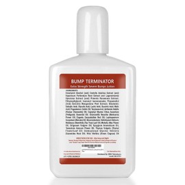 BUMP TERMINATOR EXTRA STRENGTH Severe Bumps Treatment | Razor Bumps And Ingrown Hair Treatment | Bikini Bumps | Back of Head Bumps And Ingrown Hair Treatment, 6.8 oz (Pack of 1)