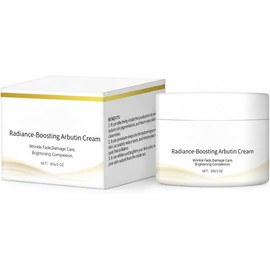 Crema facial Arbutina, humectante potenciador de luminosidad con ácido hialurónico y vitamina C, cuidado diario la piel for una apariencia tono desigual, textura suave, 30 g / 1 oz