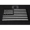 Ivamis Black and White American Flag Patch- 3x2 inch -