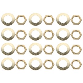 VOSAREA 1 Set Watch Nut Seal Repair Accessories for Quartz Watches Repair of Movements Watch Discs Watch Nuts Quartz Movement Replacement Movement Watch Replacement Mechanism Metal Golden