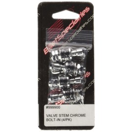 Billet Specialties 999900 Bolt-In Valve Stem, Chrome (Pack of 4)