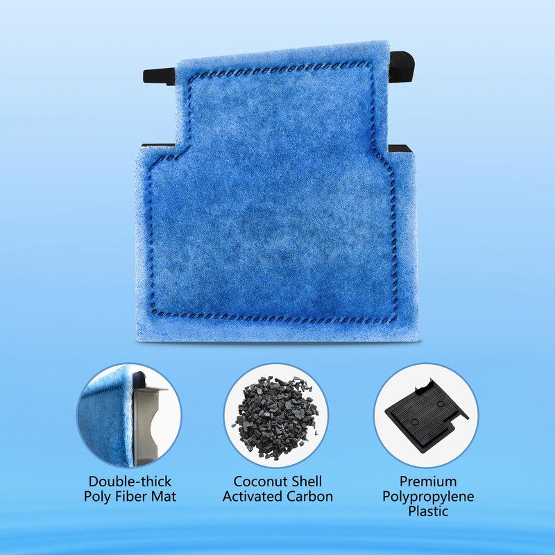 pewyoke Aquarium Filter Cartridge Replacement Rite-Size A Filter Cartridges 4