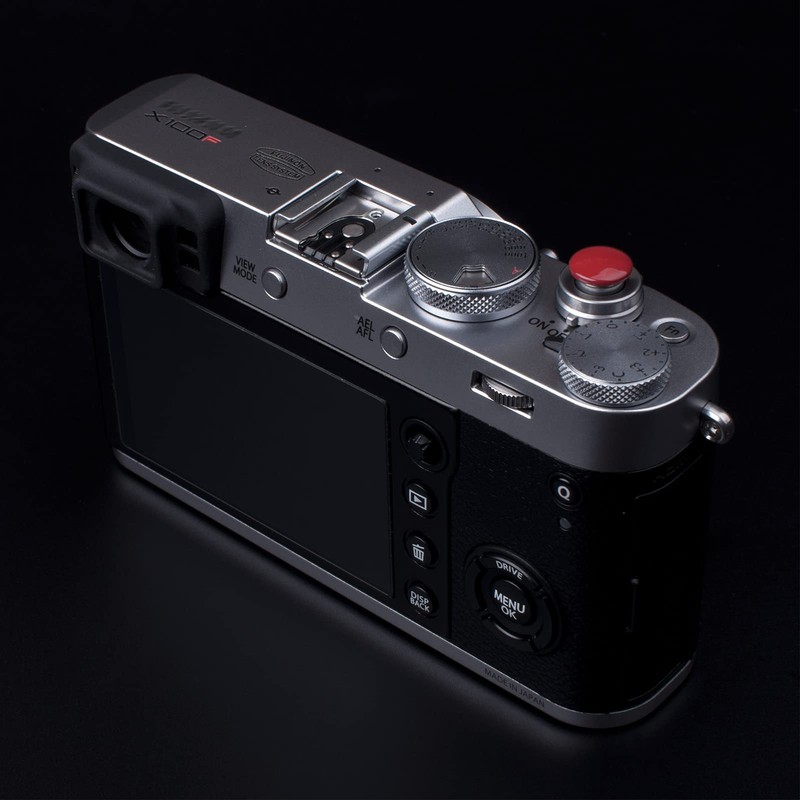 VKO Dark-red Metal Soft Shutter Release Button,Delicate Camera Shutter Button