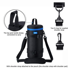 Camera Lens Pouch JJC DSLR Camera Lens Bag Case for Tamron 150-600mm Sigma 150-500mm 150-600mm any other Lens with 4.88x12.20â€