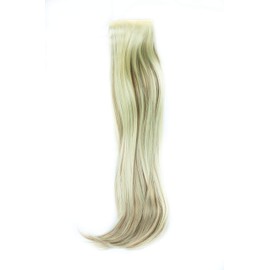 Bombshell 24" 5 Clips Straight One Piece Half Head Clip On Hair Extensions Wig (M23 HIGHLIGHTS BROWN WITH BLONDE)
