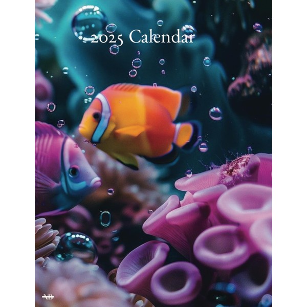 2025 Calendar: Tropical Fish