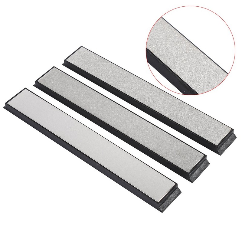 Sharpener Whetstone,3Pcs Diamond Sharpening Stone Sharpener Whetstone Polishing Angle Fixed