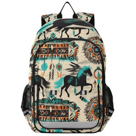 senya School Backpack Kids College Rucksack Travel Bookbag Fashion Back Pack Girls Boys Horse Indian Style