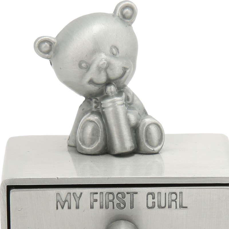 Tooth Box Metal Cute BearShape Storage Case with 2 Drawers