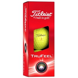 Titleist TruFeel Golf Balls (Yellow, 3pk) 1 Sleeve 2024