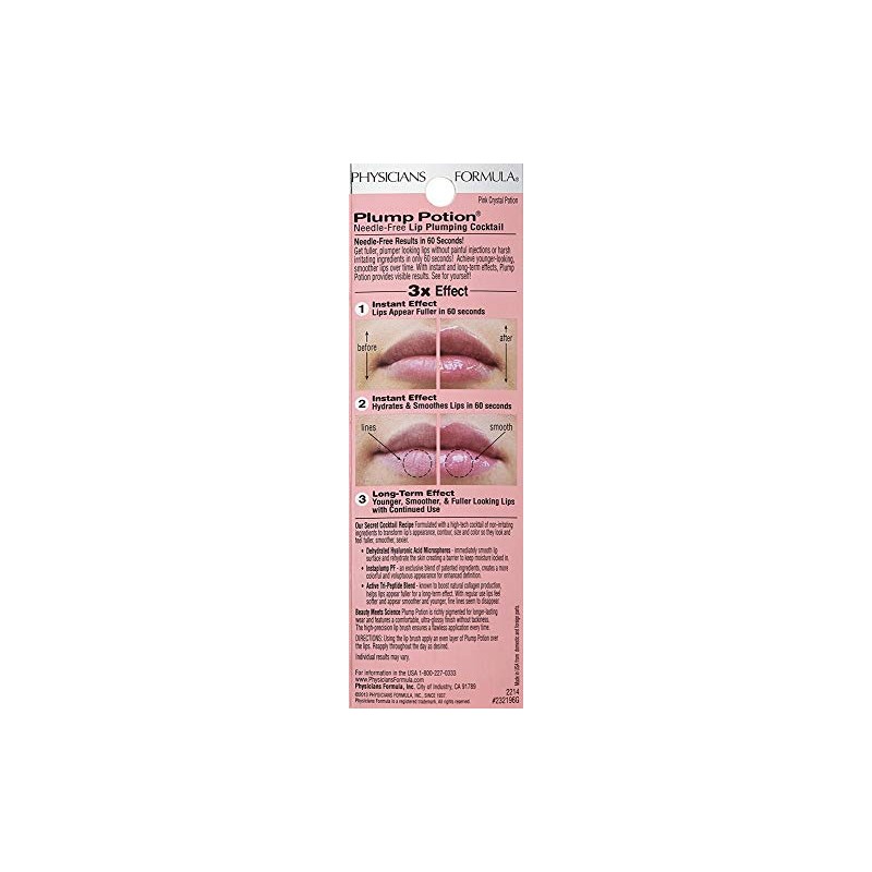 Physicians Formula Plump Potion Needle-Free Lip Plumping Cocktail Shade Extension,