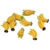 Uniquer 20Pcs Yellow Banana Micro Model Charms,Resin Imitation Food Lovely