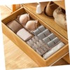 FUNOMOCYA Plastic Storage Boxes Set 5 Pcs Stackable Drawer Organizer