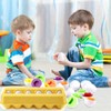 JUNBESTN Easter Matching Eggs Connect Eggs Parlour Games Toys Gifts