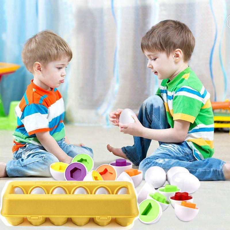 JUNBESTN Easter Matching Eggs Connect Eggs Parlour Games Toys Gifts
