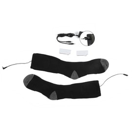 Washable Electric Heated Socks Rechargeable Battery Winter Foot Warmer Thermal SocksEU Plug 100-240V