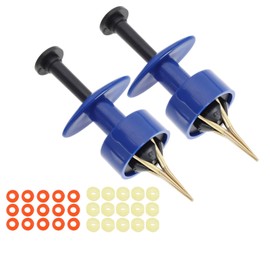 VGOL Pack of 2 Pellet Tape Bait Banderole Carp Fishing Accessories Coarse Fishing Terminal Tackle with 300 Pieces 4 mm & 300 Pieces 3 mm Bait Bands