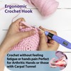 Crochet Hooks with 22 Interchangeable Hooks Kit - Light Up