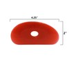 Pack of 6 Red Soft Silicone Pottery Ribs (Shapes 0-5)