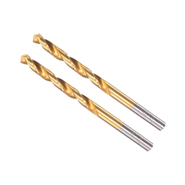 CoCud Twist Drill Bits, 5.7mm Drilling Diameter, Titanium Coated High