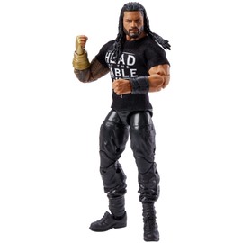 Mattel WWE Roman Reigns Top Picks Elite Collection Action Figure with Entrance Shirt, 6 Inch Articulated Collectable, Gift for WWE Fans Aged 8+, Wave 1