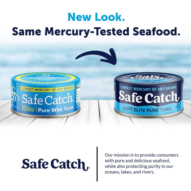 Safe Catch Canned Wild Tuna Fish, Wild Caught, Lowest Mercury,