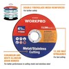 WORKPRO 20-Pack Cut-Off Wheels, 4-1/2 x 7/8-inch Metal&Stainless Steel Cutting