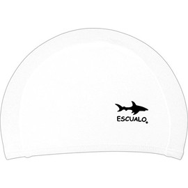 escualo Gorra para Natacion Unisex Adulto Modelo Lycra (Lycra) Unitalla, Color Blanco
