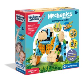 Clementoni Mechanics Junior Science Fun Educational Blocks, Multi-Colour, Age 6+