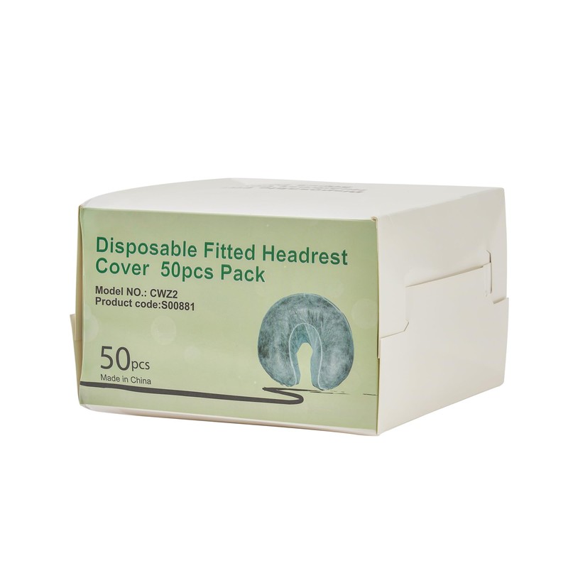 Master Massage Disposable Fitted Soft Headrest Cover for Massage Table