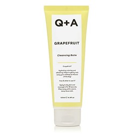 Q+A Bálsamo Limpiador de Pomelo, un Desmaquillante con su combinación calmante de aceites, limpiadores suaves y aroma a pomelo, una verdadera innovación natural, 125ml / 4.4fl Oz