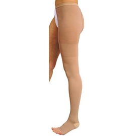 Variform 1509 Medical Elastic Single Leg Compression Stockings Class 2 CCL2 Graduated Compression 23-32 mmHg for Left Leg, beige