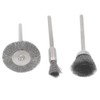 Pack of 32 Wire Brush Wheel Cup Brass Stainless Steel