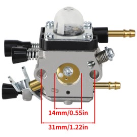 Moleyaso BG55 Carburetor Air Filter kit for Stihl BG85 SH85 SH85C Gas Blower Stihl SH55 BG55Z Leaf Blower 42291200606 Zama C1Q-S68G C1Q-S68 Carburetor