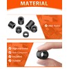 Pack of 50 Spacer Sleeves M8, Jeboler ABS Spacers, Plastic,