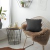 CALIYO Cushion Cover Corduroy Plain Set of 2 Cushion Covers