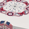 bnhjsdw 4th of July Tablecloth American Flag and Star Table