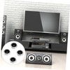 NOLITOY 4Pcs Vibration Speaker Base Pad Alloy Isolation Feet for
