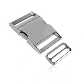 LINTRA Steckschnalle, Edelstahl Klickverschluss mit Adapterschnalle, Schnallen und Verschlüsse Kann als Ersatz für Schnallen an Rucksäcken, Schultaschen, Verwendet Werden