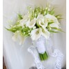 Houda Calla Lily Bridal Wedding Artificial Fake Flowers Party Decor