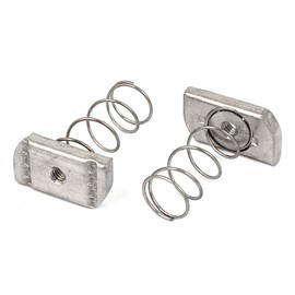 uxcell M6 304 Stainless Steel Strut Spring Channel Nuts 10 Pcs