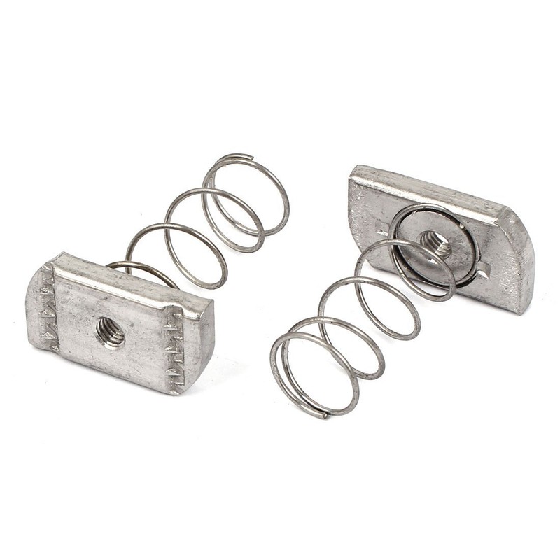 uxcell M6 304 Stainless Steel Strut Spring Channel Nuts 10