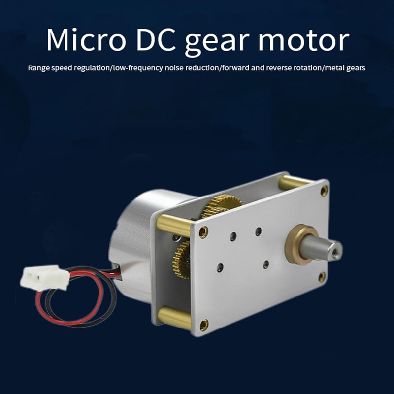 Snblzhef Brushed DC Motor Model 4142-300, 3V, 55RPM with Gear