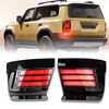PGTOPONE LED Rear Bumper Reflectors Light Fog Brake Tail Lamps